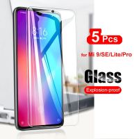 [Electronic film] 5ชิ้นกระจกกันรอยหน้าจอสำหรับ Xiaomi Mi 9นิรภัย SE Mi9 Lite Pro ป้องกันโทรศัพท์บางเฉียบ