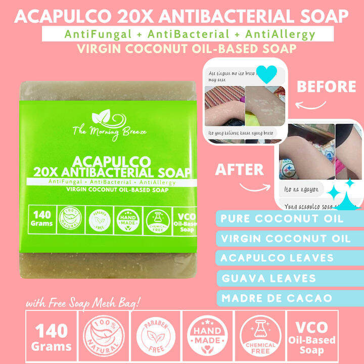 ACAPULCO 20X ANTIBACTERIAL SOAP AntiAcne, AntiFungal, AntiBacterial