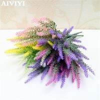 Foreign trade excellent product 25 heads/ bouquet romantic Provence artificial flowers lavender decoration DIY wedding party gar