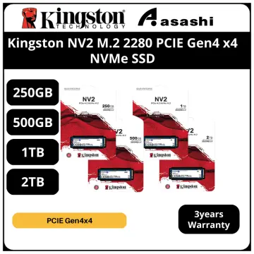 Buy the Kingston NV2 1TB M.2 NVMe Internal SSD PCIe Gen 4 - Up to