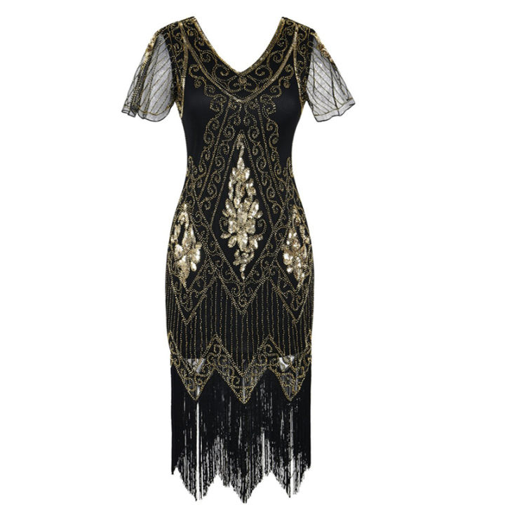 1920s The Great Gatsby Party Dresses for Fat Ladies Plus Size Evening ...