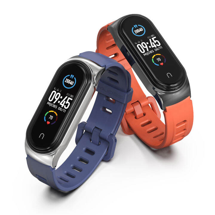 MIJOBS Strap for Mi Band 5 6 7 NFC Global Version mi band 6 / mi smart ...