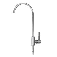 304 Stainless Steel Kitchen Faucet Reverse Osmosis Faucet Water Filter Purifier Single Lever Hole Direct Drinking Tap Cold Water