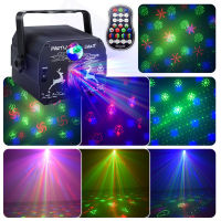 Disco LED Light DC5V RGB Laser Projection Lamp Wireless Controller Effect Stage Lights Home Decotrative Party DJ KTV Ball