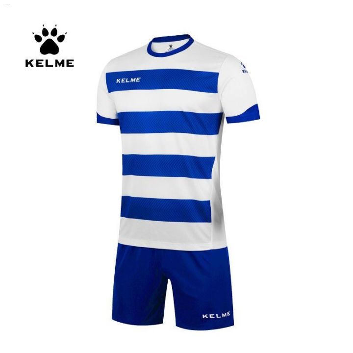 kelme-ชุดชุดฟุตบอลร้านเรือธงสำหรับผู้ใหญ่แขนกางเกงฝึกชุดแข่งขันเจอร์ซีย์งานตามสั่ง