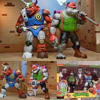 Bebop Rocksteady ดั้งเดิมตุ๊กตาขยับแขนขาได้ตุ๊กตาขยับแขนขาได้เต่า,กระดองเต่า