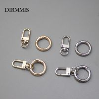 【CW】 New Woman Accessory Metal Parts Luxury Handcrafted Round Keyring Connected Buckle Clasp