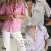 RALLY RM Ivy shirt - เชิ้ตปักโลโก้ RM (มีให้เลือก 11 สี)