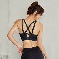 [COD] non-removable sports underwear womens spring and summer anti-shock yoga vest gathered anti-sagging running fitnessTH