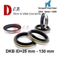 เครื่องขูดฝุ่นซีล Cincin Penyangga Dkb Id = 25 Mm - 130 Mm ยูรีเทนซีลฝุ่นตราโลหะปัดน้ำฝน