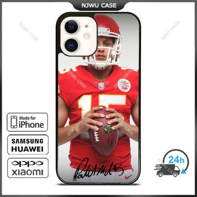 Patrick Mahomes Phone Case for iPhone 14 Pro Max / iPhone 13 Pro Max / iPhone 12 Pro Max / XS Max / Samsung Galaxy Note 10 Plus / S22 Ultra / S21 Plus Anti-fall Protective Case Cover