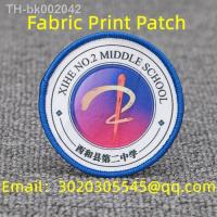 ☒ Custom Print patch for clothing iron on patch Hook and Loop Clothes Stickers DIY your own Badges