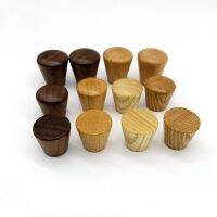 10pcs/lot Solid Wood Furniture Single Hole Handles Cupboard Door Knob and Handle Wardrobe Drawer Pulls Home Hardware Accessories Door Hardware Locks