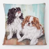 【LZ】◕✻❅  Dachshund pug springer spaniel cão animais poster pintura a óleo coxim capas decorativas fronha para o sofá 45x45cm