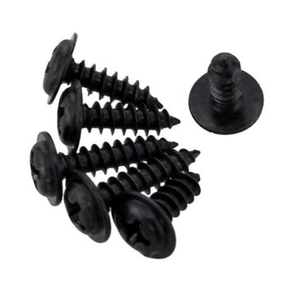 M1.4 M1.7 Phillips Round Pan Head With Washer Self-tapping Screw Bolt Bolts Black M1.4*3mm*4mm 100Pcs Nails  Screws Fasteners