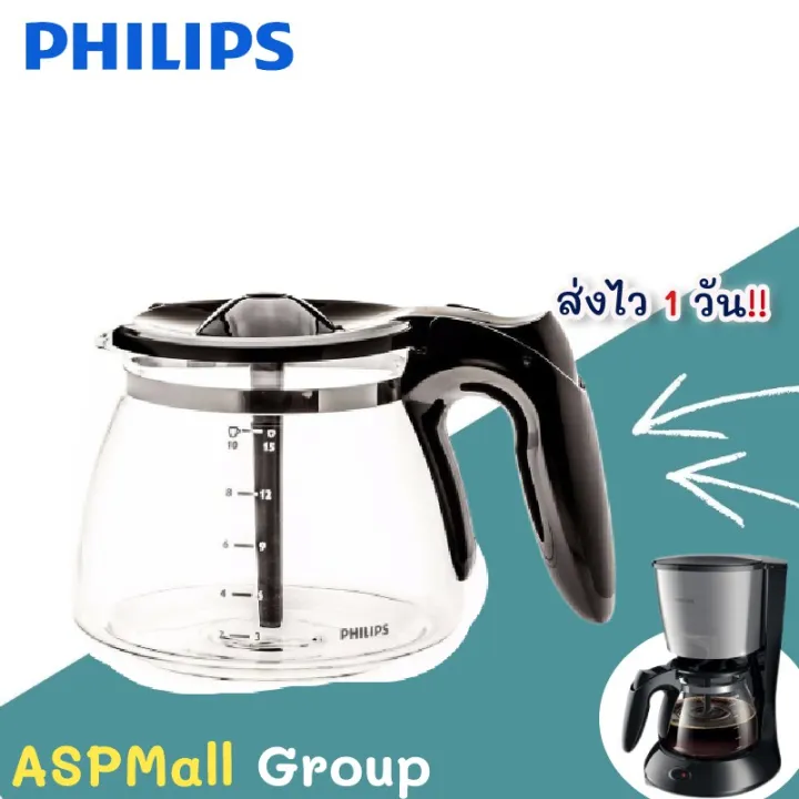 Philips อะไหล่ โถแก้ว philips เครื่องชงกาแฟ philips สำหรับเครื่องชงกาแฟ