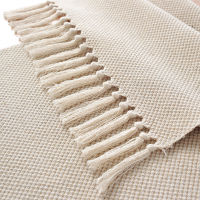 Table Runner Modern Simple Table Flag Pure Color Handmade Tassel Cotton Linen Table Cloth Household Goods Tea Table Decoration