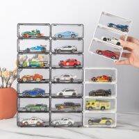 1/64 Toy Cars Acrylic Display Box Stacked Clear Showcase Cabinet Storage Case for Hot Wheels Storage Mini Car Model&amp;Fk Finishing