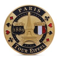 Be Worth Paris สำหรับหอไอเฟลชิปที่ระลึก CoinSouvenir คอลเลคชั่นศิลปะ Hiasan Kamar