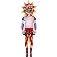 Halloween new FNAFSundrop sun moon face game Halloween cos suit set CosPlay