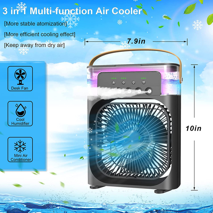Portable Misting Fan With 11L Large Bucket 20000mAh USB