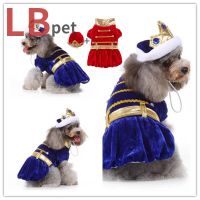 ZZOOI Pet Supplies King Dog Clothes Halloween Cat Costume Coat Christmas Costume Cosplay Dog Accessories Cat Clothes Halloween Clothes