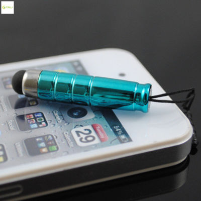 ปากกาสไตลัส10ชิ้นสำหรับแท็บเล็ตโทรได้สีทึบกระเป๋าพร้อมเชือกแขวนสำหรับ IOS สำหรับแท็บเล็ตโทรศัพท์แอนดรอยด์