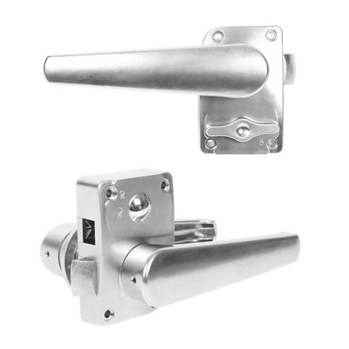 RV Toilet Door Lock With Brass Lock Cylinder RV Door Lock No Rust RV