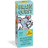 English original genuine brain quest for three 4th intelligence development Card Book General Practice Award for 3-4-year-old American Preschool Students