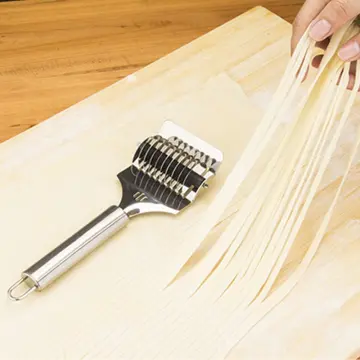 Lattice Cutter Roller Pie Noodle Crust Dough Wheel Pasta Cookie Docker  Pastry Spaghetti Bread Makers Biscuit Net Baking 