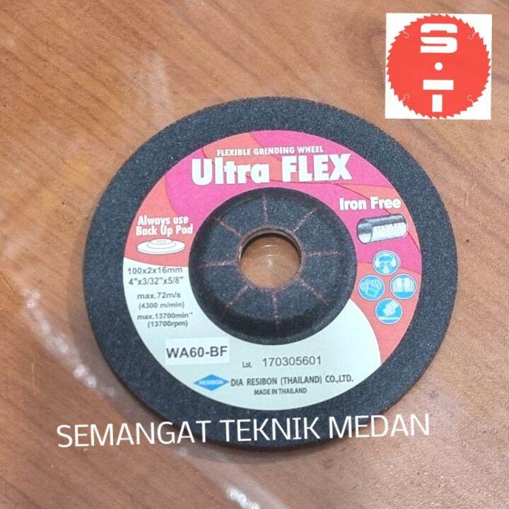 Batu Mata Gerinda Poles Besi Mm X Mm X Mm Wa Bf Ultra Flex