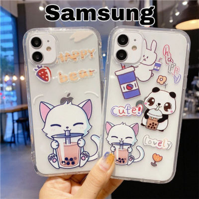 เคส Samsung A50 A40 A30 A20 A7 J6 J4 J8 A5 A8 J2 Pro A6 Plus 2018 J3 J5 J7 J1 2016 Cartoon Silicone Case #778