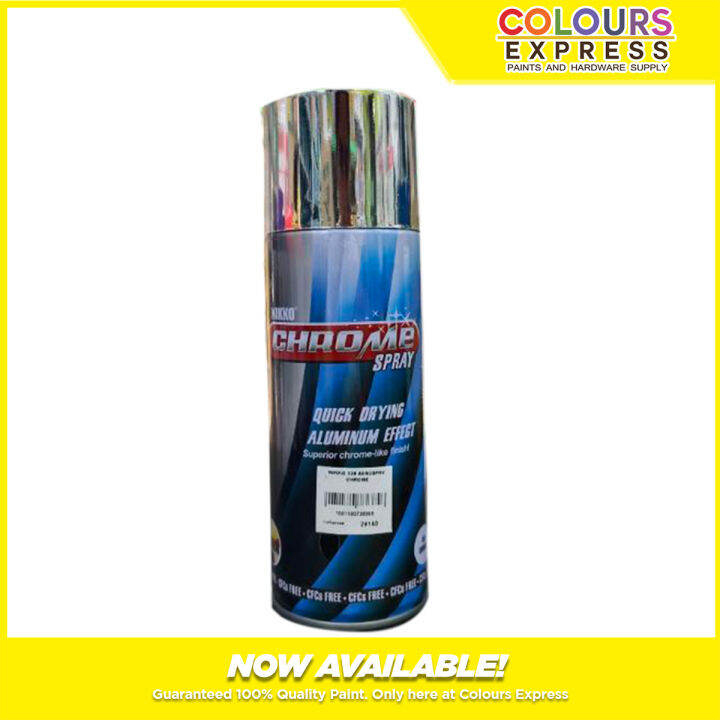 Nikko Spray Paint 138 Chrome High Temp Clear All Purpose Quick Drying
