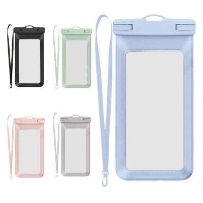 Waterproof Pouch Waterproof Cell Phone Case Waterproof Case Double Sealing Technology Transparent Bag Body Micro-edge Design for Snorkeling Swim Boating Beach Volleyball calm