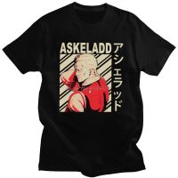 Cool Vinland Saga Askeladd T เสื้อผู้ชายแขนสั้นญี่ปุ่นอะนิเมะมังงะ TEE Tops 100% Cotton แฟนเสื้อยืดเสื้อผ้าของขวัญ Merch