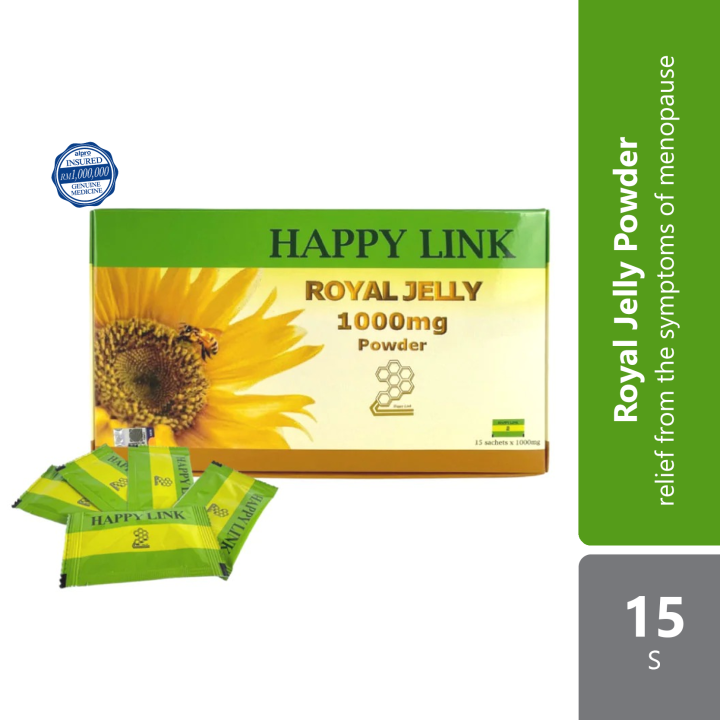 Alpro Pharmacy Happy Link Royal Jelly Powder 1000mg 1x15s relief from