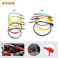 OTOM Motorcycle Dirt Bike Braided Steel Hydraulic Reinforce Brake Line Clutch Oil Hose Line Tube Pipe For NC CB Engine Universal