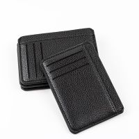 【LZ】 Super Slim Soft Wallet Matte Pu Leather Mini Credit Card Holder Men Women Unisex Card Case Organizer Wallet Purse Short Wallets