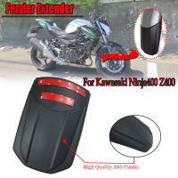 Ninja400 Z400ด้านหน้าFender Mudguard Extender Splash Guard Protector ExtensionสำหรับKawasaki Ninja Z 400รถจักรยานยนต์อุปกรณ์เสริม