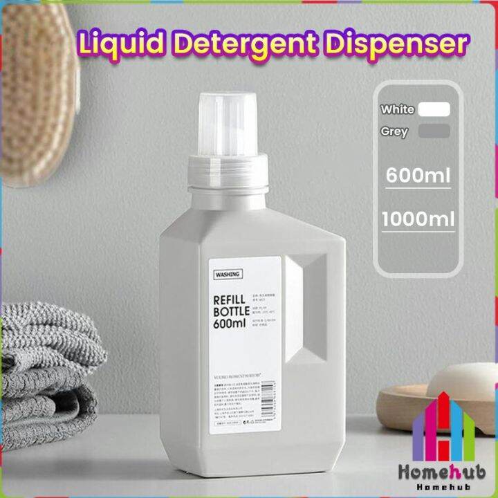 Homehub 600ml 1000ml Laundry Detergent SubBottle Empty Bathroom