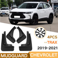 4 PCS รถ Mud Flaps สำหรับ Chevrolet Traxtracker 2019 2020 2021 Mudguard Splash Guards Fender Mudflaps อุปกรณ์เสริมอัตโนมัติ