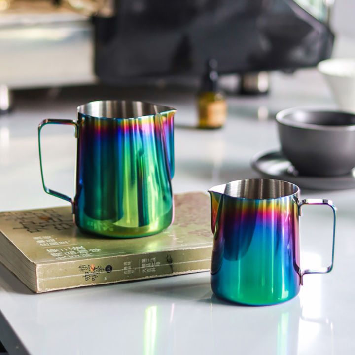 colorful-coffee-espresso-pitcher-creamer-macchiato-cappuccino-art-maker-pitcher-cup-stainless-steel-milk-frothing-jug-350600ml