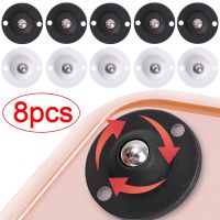 1/8PCS Self-adhesive Caster Whirl Moving Roller Low Noise 360° Universal Wheel Sticky for Furniture Storage Box Pulley Accessory