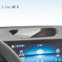 รถจัดแต่งทรงผมลำโพงเสียงสำหรับ Benz CLA C118 W118 A Class W177 V177 Dashboard ลำโพงสติกเกอร์ Trim อุปกรณ์เสริม