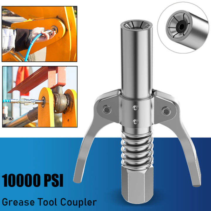 【Giant】Heavy Duty Quick Release Grease Gun Coupler 10000PSI High
