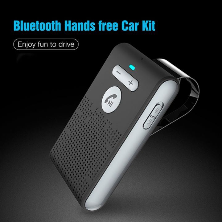 1-pcs-hifi-bluetooth-speaker-handsfree-car-sun-visor-clip-wireless-audio-receiver-speakerphone-black-plastic-loud-music-player-microphone