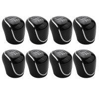 8X 6 Speed Car PU Leather Gear Shift Knob Shift Lever for Mondeo IV C-MAX Transit Focus MK3 MK4 Kuga