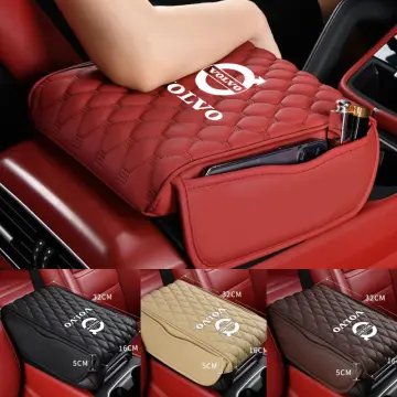 PU leather Car Armrest Pad for Volvo XC60 S60 V60 Car Center