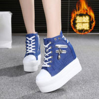 WGZNYN  NEW Hidden Heels Platform Sneakers Women Breathable Air Wedge Sock Shoes Woman Casual Ladies Boots Zapatos Mujer W5