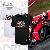 เสื้อยืดแขนสั้นคอกลมเสื้อยืด พิมพ์ลาย DUCATI Big Velcro 1199 Monster DUCATI ดูดซับเหงื่อได้ดี ระบายอากาศ สําหรับผู้ชายCo